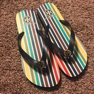 Tory Burch flip flops size 8